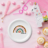 先生教えアートはハート ペーパープレート (パーティー)