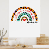 先生教えアートはハート ポスター (キッチン)