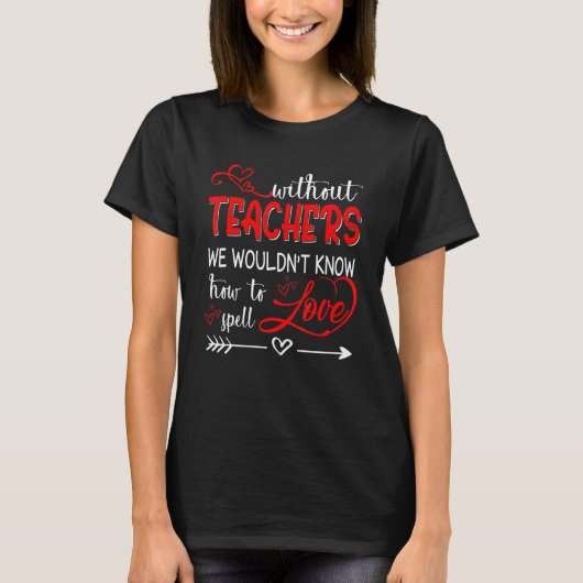 先生教えズ無知魔法ラブアパレル Tシャツ (正面)