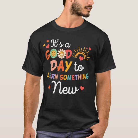 先生教えライフは良い日だ学 Tシャツ (正面)