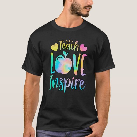 先生教え愛インスパイアの最初の日に戻るSchoo Tシャツ (正面)