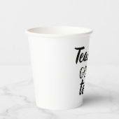 先生教え2 紙コップ (正面)