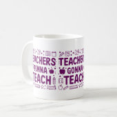 先生教え コーヒーマグカップ (正面左)