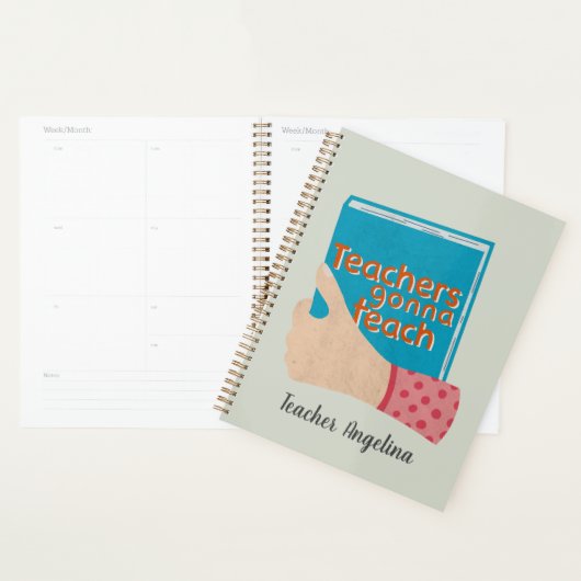 先生教え プランナー手帳 (ディスプレー)