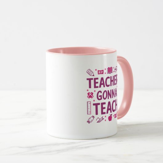 先生教え マグカップ (正面右)