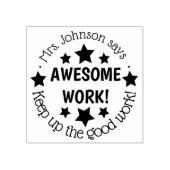 先生教室のつづり星宿題 ラバースタンプ (インプリント)