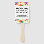 先生教室の管理バスルームの通過要求 ハンドファン (正面)