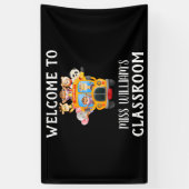 先生教室へようこそ 横断幕 (縦)