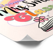 先生教室ウェルカムサインポスター ポスター (角)