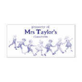 先生教室ヴィンテージアートスタイル セルフインキングスタンプ (デザイン)