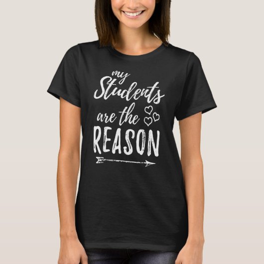 先生教室理由特別教育おもしろい Tシャツ (正面)