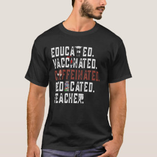 先生教育カフェイン接種専用 Tシャツ