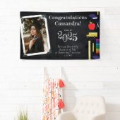 先生教育カルクボード卒業ポートレート 横断幕 (インサイチュ)