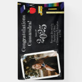 先生教育カルクボード卒業ポートレート 横断幕 (縦)