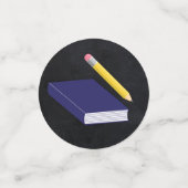 先生教育カルクボード卒業 コンフェッティ (スモール正面)