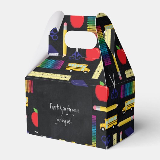 先生教育シャルボード卒業切妻 フェイバーボックス (裏面サイド)