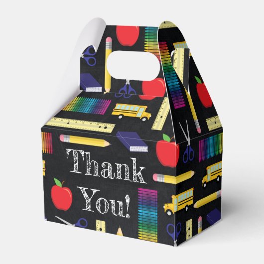 先生教育シャルボード卒業切妻 フェイバーボックス (正面サイド)