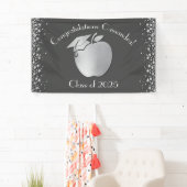 先生教育卒業グレーシルバー 横断幕 (インサイチュ)