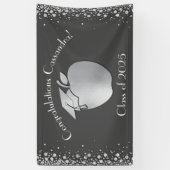 先生教育卒業グレーシルバー 横断幕 (縦)