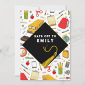 先生教育卒業党 招待状 (正面)