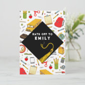 先生教育卒業党 招待状 (スタンド正面)