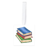 先生教育学校鉛筆ブックルーラーランチ キューブオーナメント (正面)