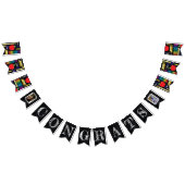 先生教育用黒板卒業 バンティングフラッグ (全)