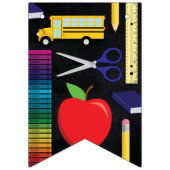 先生教育用黒板卒業 バンティングフラッグ (第2の旗)