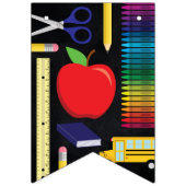 先生教育用黒板卒業 バンティングフラッグ (第1の旗)