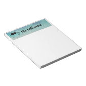 先生教育者プロフェッショナルキャットキッテン ノートパッド (アングル)