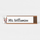 先生教育者プロフェッショナルキュートラマ デスクネームプレート (正面)