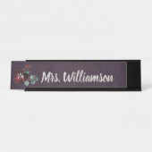 先生教育者プロフェッショナル デスクネームプレート (正面)