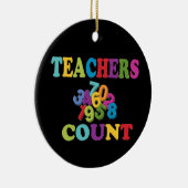 先生数 セラミックオーナメント (右)