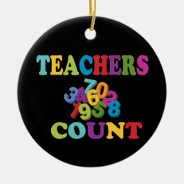 先生数 セラミックオーナメント