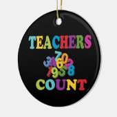 先生数 セラミックオーナメント (左)