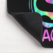 先生新学期アップル絞り染めおもしろいファーストD マウスパッド (コーナー)