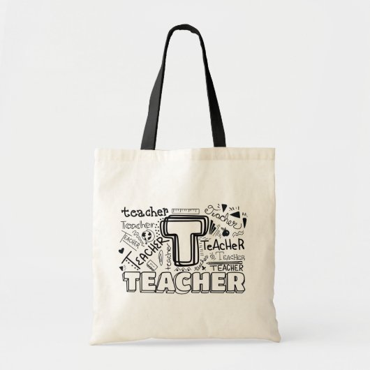 先生新学期トートバッグ トートバッグ (正面)