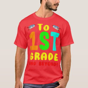 先生新学期ファーストグレードボーイガール宇宙 Tシャツ