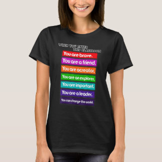 先生新学期先生ライフ1の引用文 Tシャツ