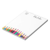 先生新学期年度末ギフトのカスタム ノートパッド (回転)