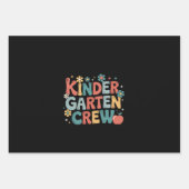 先生新学期幼稚園 ラッピングペーパーシート (正面)