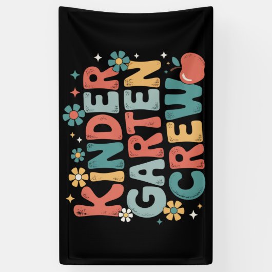 先生新学期幼稚園 横断幕 (縦)