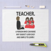 先生新学期引用文タイポグラフィ先生 薄葉紙 (クラフト)