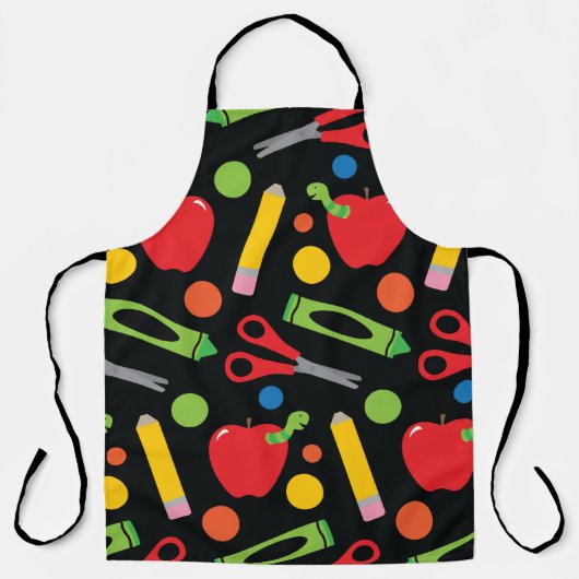 先生新学期教室 エプロン (正面)