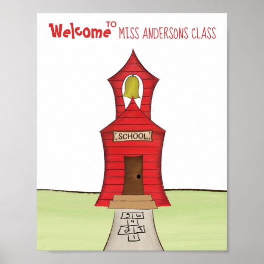 先生新学期教室 ポスター (正面)