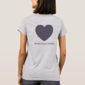 先生旅団 – 女性のTシャツ Tシャツ (裏面)