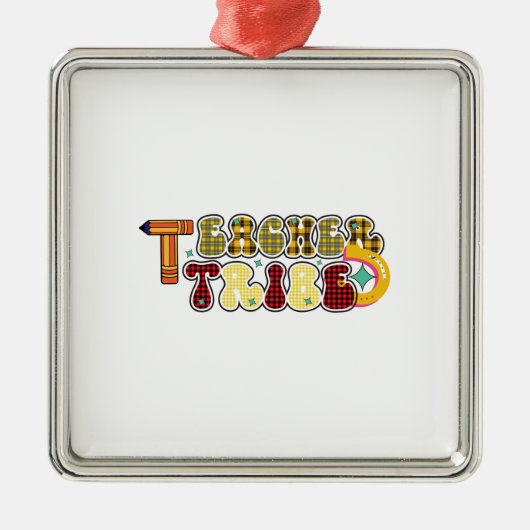 先生族 メタルオーナメント (正面)