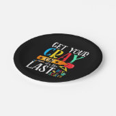 先生最終日 ペーパープレート (アングル)