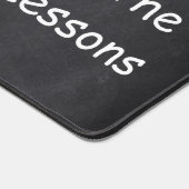先生最高のLessons Chalkboardクラスの装飾 デスクマット (コーナー)