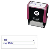 先生期日の宿題スタンプ セルフインキングスタンプ (インサイチュ)